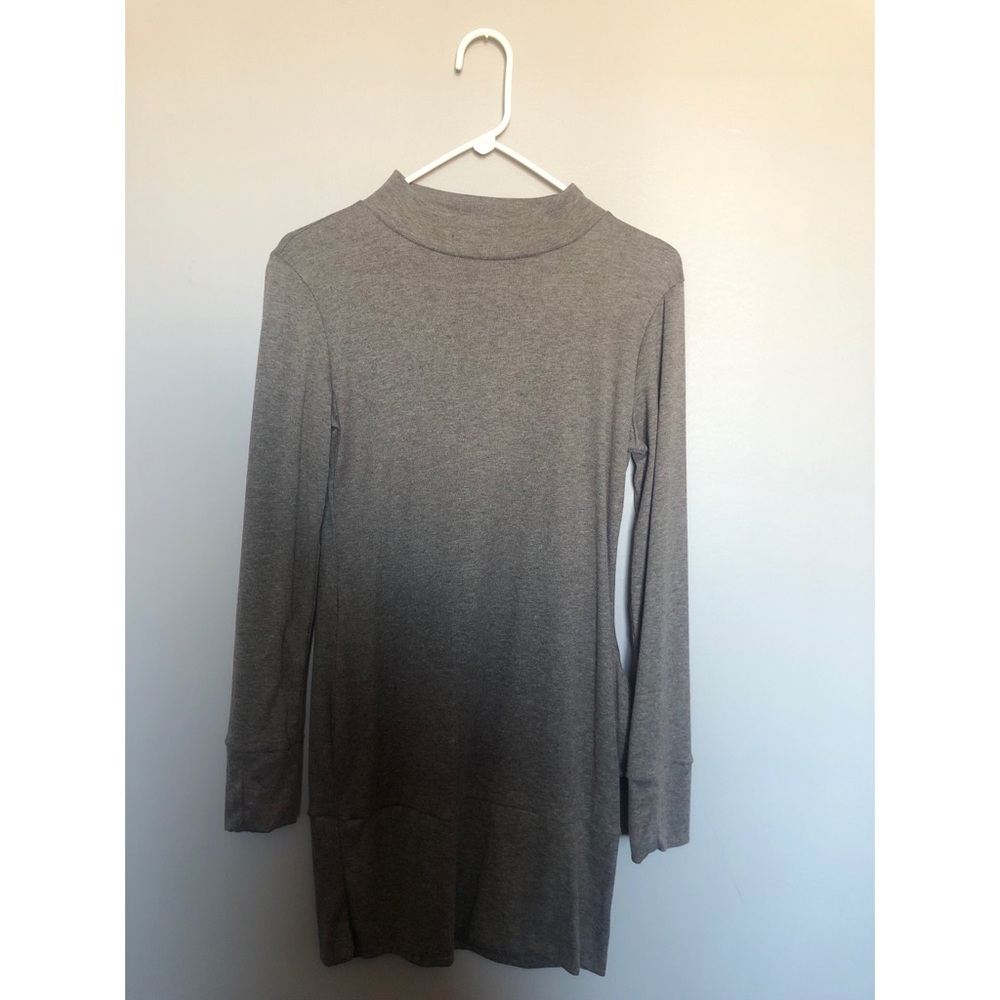 Form fitting sweater dress